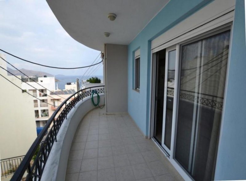 Agios Nikolaos Modernes Apartment mit drei Schlafzimmern und Meerblick Wohnung kaufen